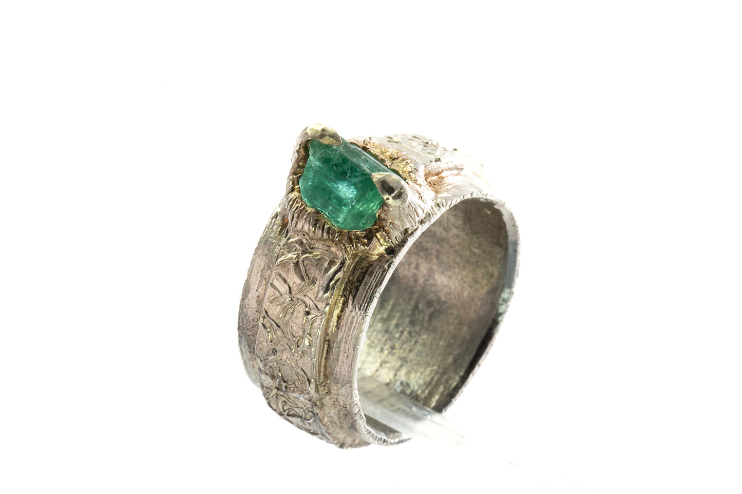 World Gems: Rough Paraiba Tourmaline Ring