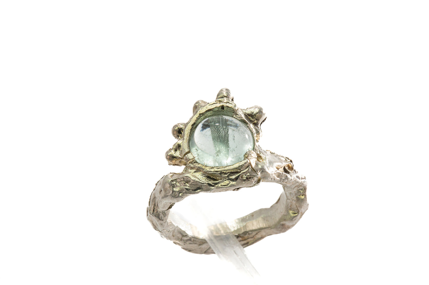 Local Gems: West Kootenay Fluorite cabochon Ring