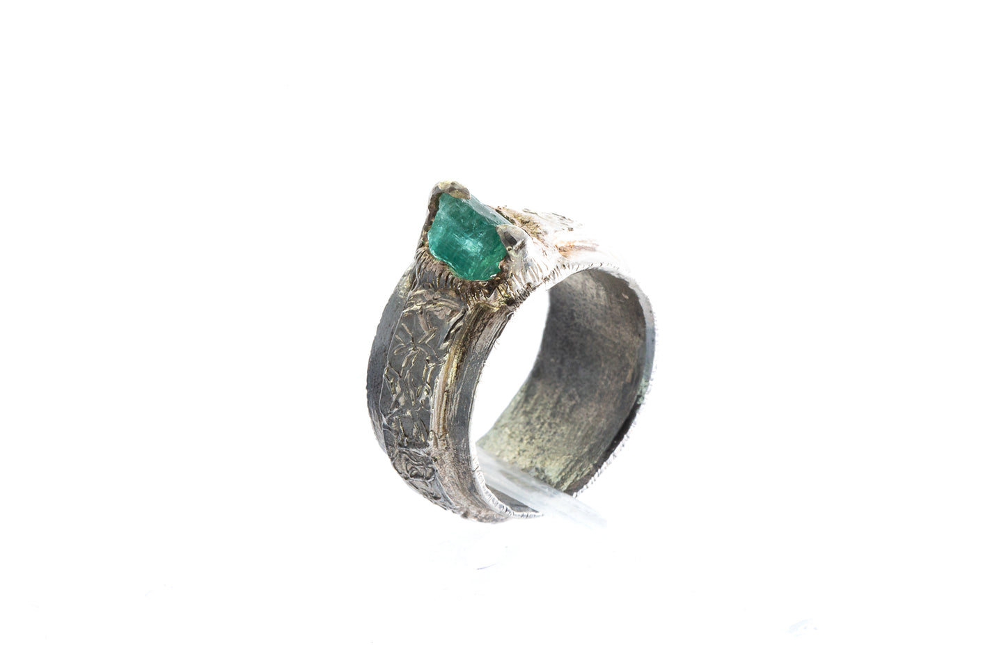 World Gems: Rough Paraiba Tourmaline Ring