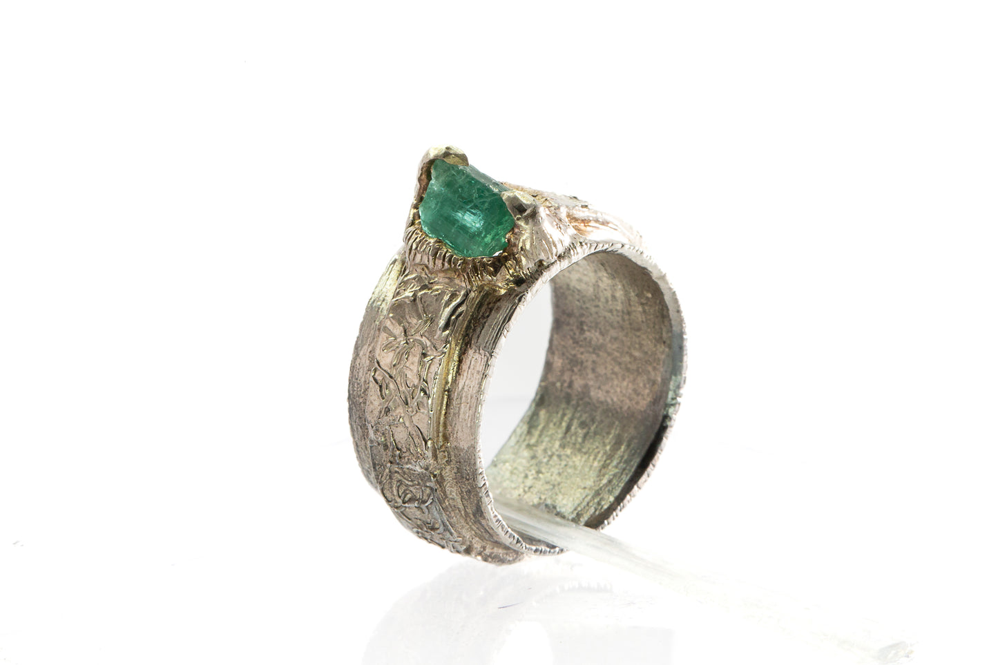 World Gems: Rough Paraiba Tourmaline Ring