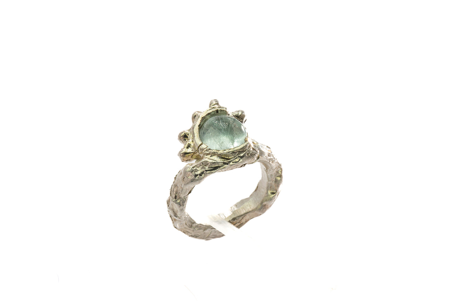 Local Gems: West Kootenay Fluorite cabochon Ring