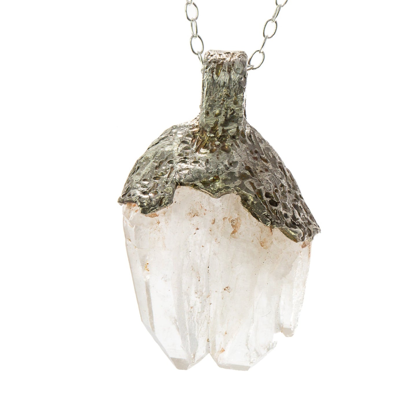 Local Gems: Quartz in Silver Pendant