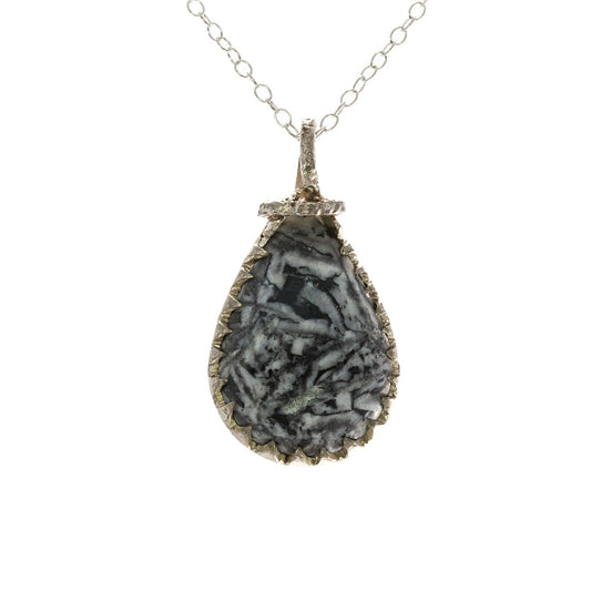Local Gems: Pinolite Cabochon in Silver Pendant