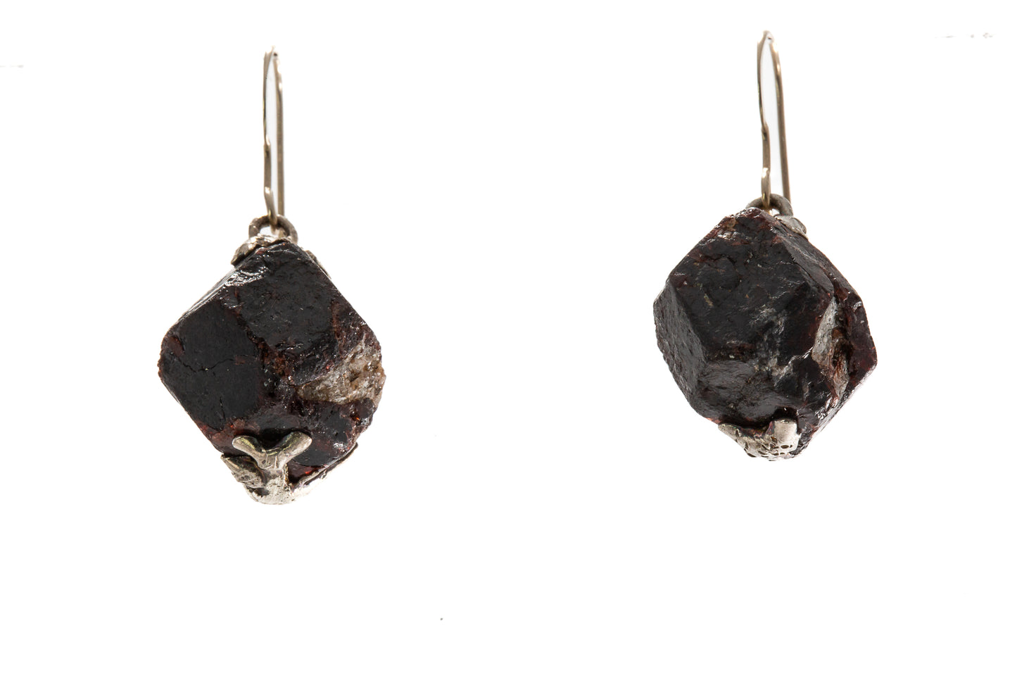 Local Gems: Rough BC Garnet Earrings